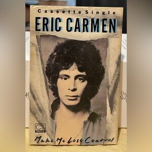 MAKE ME LOSE CONTROL / THAT’S ROCK’N ROLL by ERIC CARMEN (CASSETTE SINGLE, 1988)